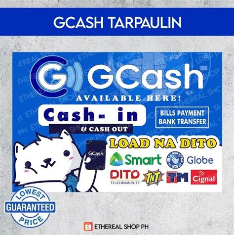 GCASH TARPAULIN NEW LAYOUT AVAILABLE! Checkout na!.